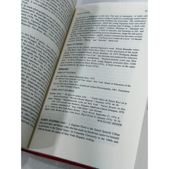 Biographical Dictionary of Hispanic Literature in the United States Kanellos Red - Picture 9 of 14